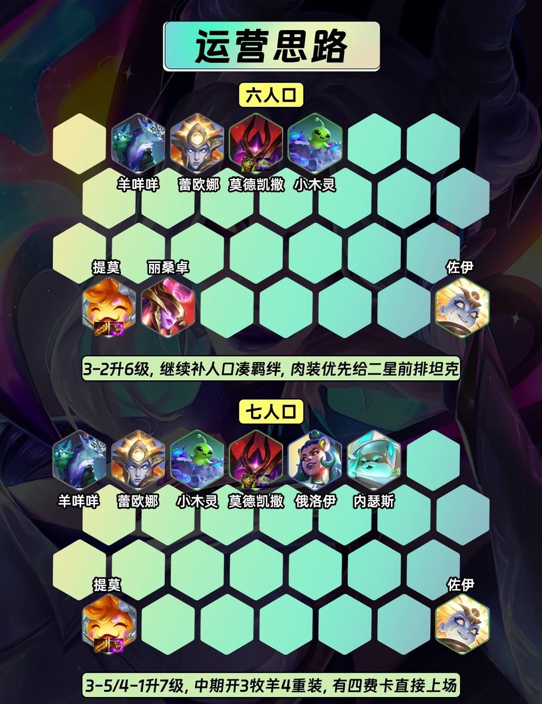 金铲铲之战牧羊人妖姬莫甘娜攻略