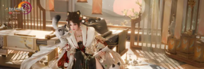 《剑网3》缘定蝶语主题时装春涧花深外观一览