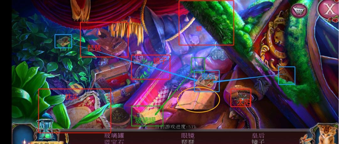 密室逃脱古堡迷城2小游戏寻物汇总