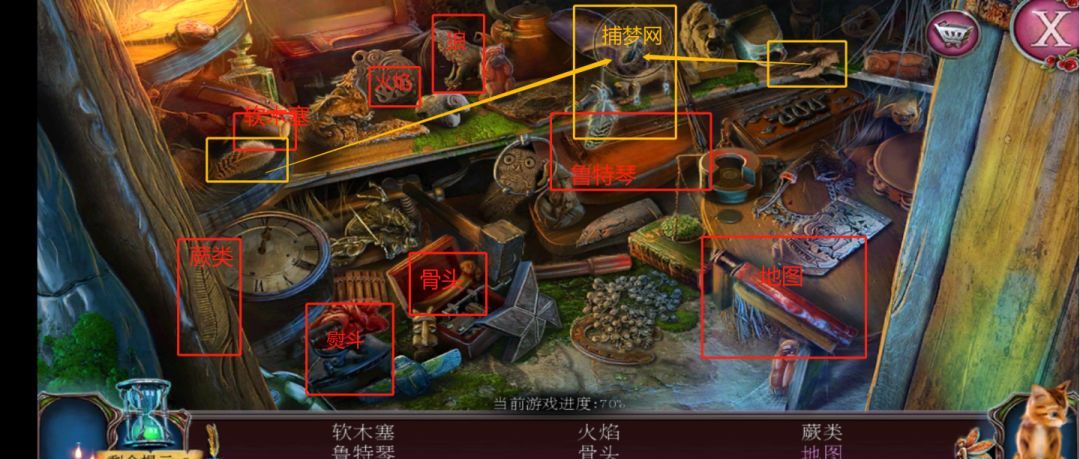 密室逃脱古堡迷城2小游戏寻物汇总