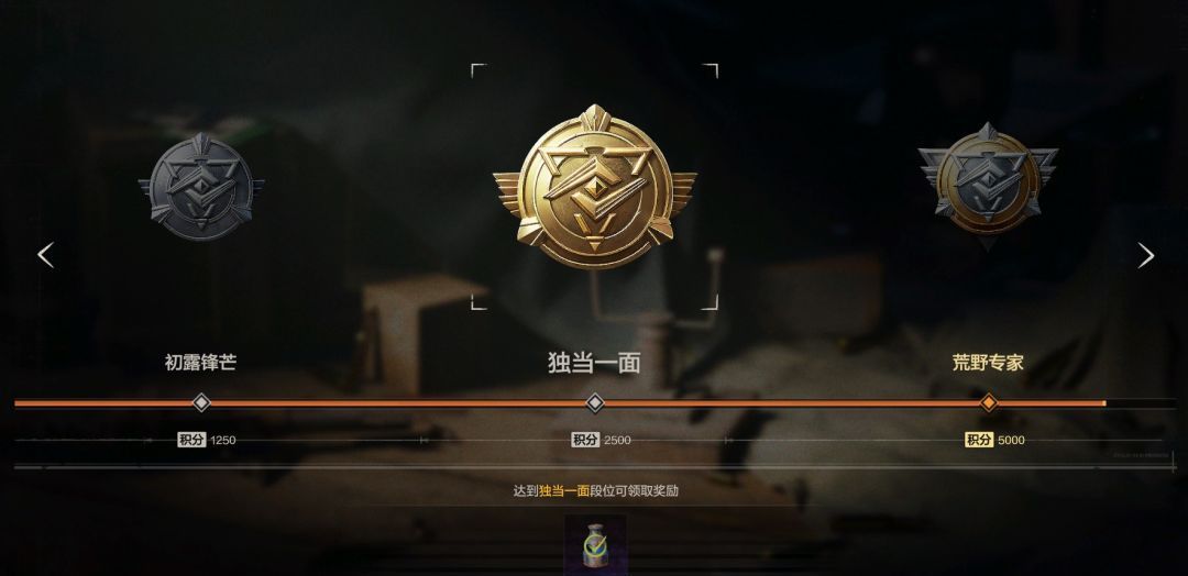 失控进化赛季段位与对应奖励