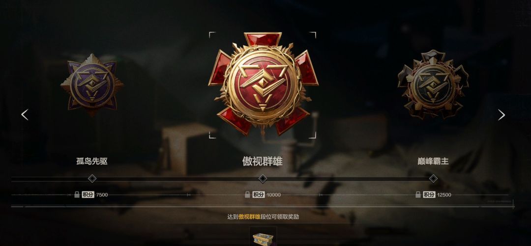 失控进化赛季段位与对应奖励