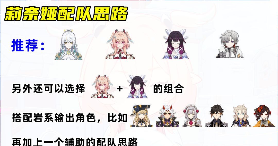 原神莉奈娅培养攻略