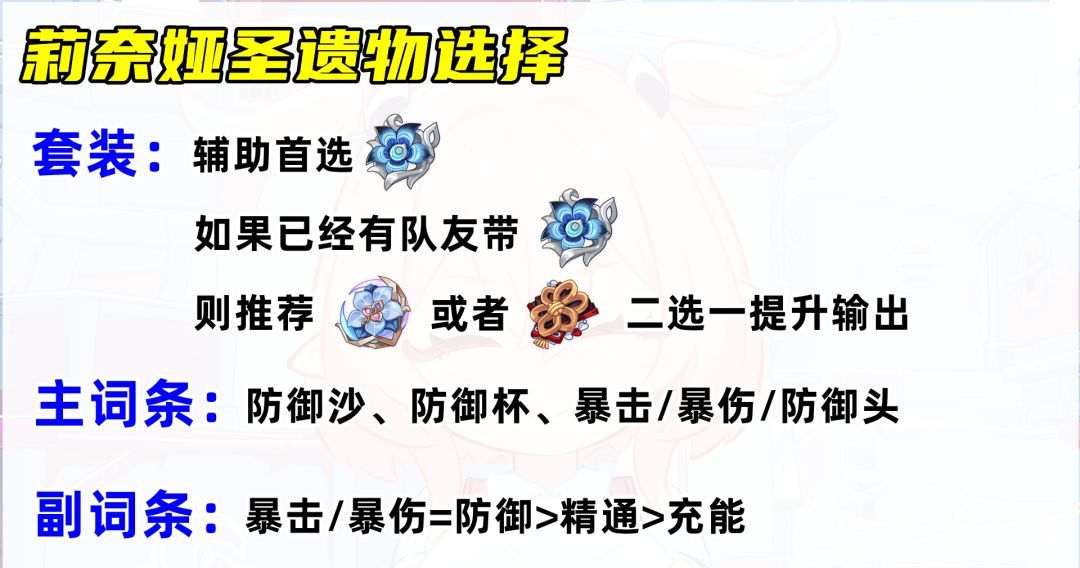 原神莉奈娅培养攻略