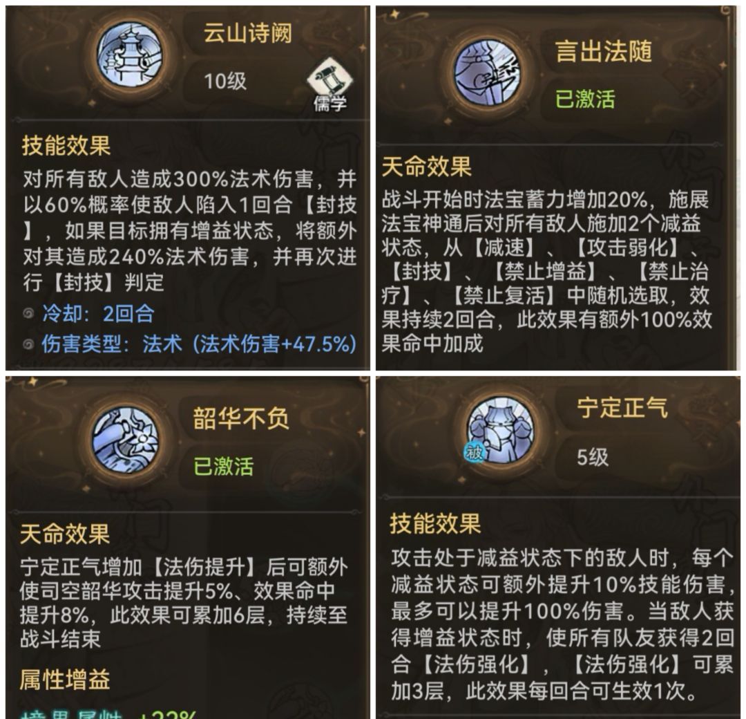 最强祖师双书体系阵容解析