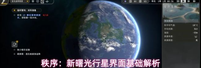 秩序：新曙光行星界面基础解析
